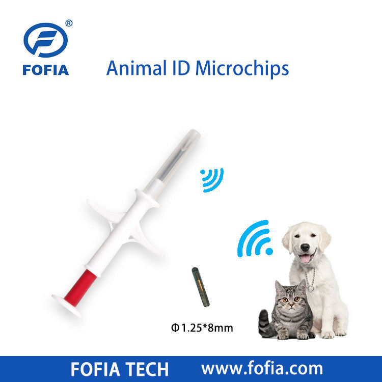 Fofia 2026 Venda Quente RFID 134.2kHz Animal ID Microchip Integrado Tipo Ear Tag ZS009 Impermeável para Injeção de Animais de Criação