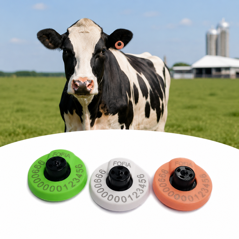 Etiquetas auriculares de identificação para suínos, escolha perfeita para identificação de animais de fazenda e controle de inventário