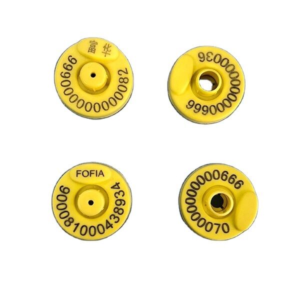 FDX-B Animais de vaca RFID Smart Earring Identificação de gado etiqueta de ouvido