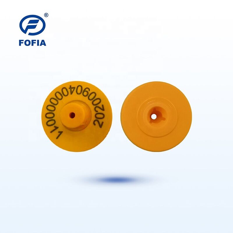 Etiquetas de ouvido RFID UHF para gado Etiquetas de identificação de microchip de plástico durável para gado Ovelhas Porcos Animais