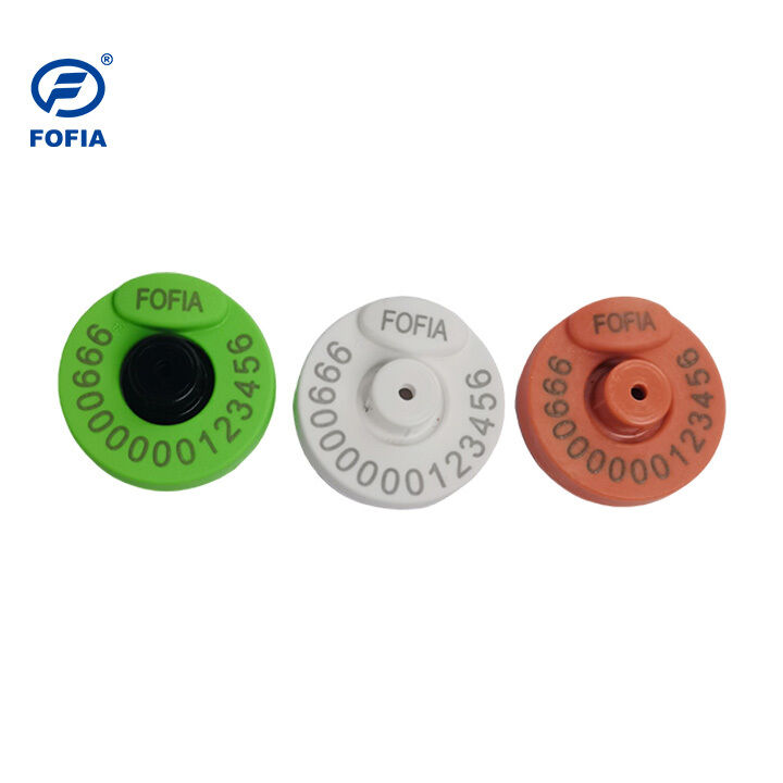FOFIA RFID Electronic Ear Tag Com Certificado ICAR Completo Para Rastreamento de Bovine e Ovelha