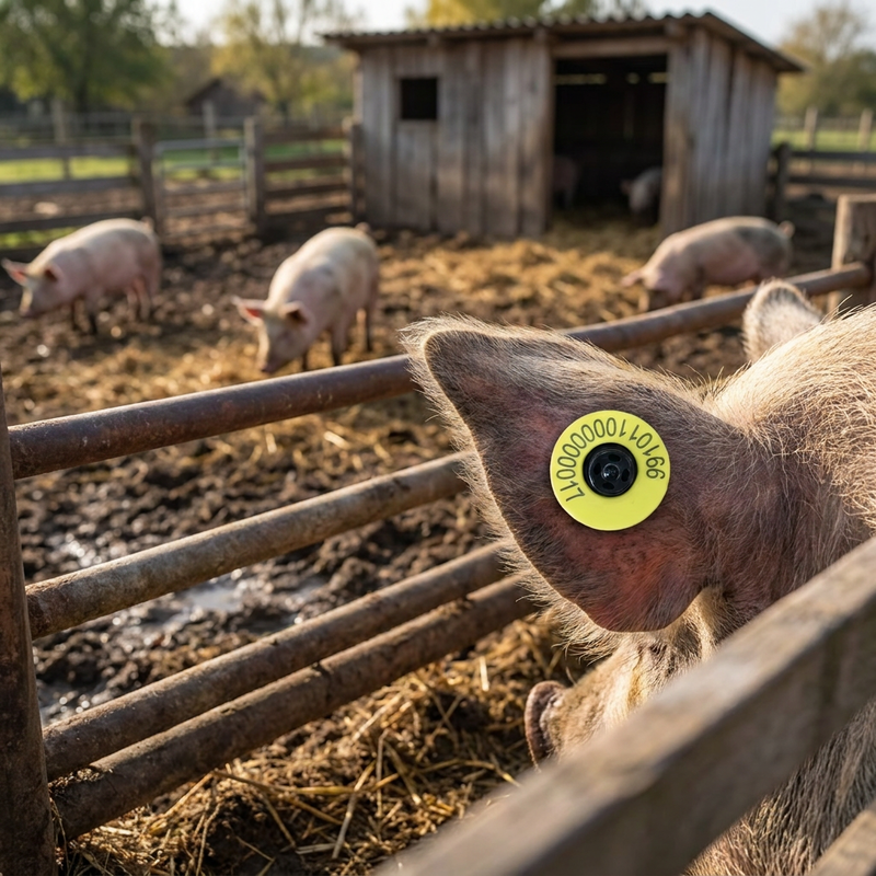 Nova fofia completa icar et908 vaca rfid lf etiqueta de orelha tpu material 350n tensão 5 anos garantia iso11784/5 conformidade uso agrícola