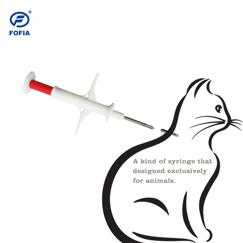 microchip de vidro animal do gato do cão de estimação do implante do identificador da seringa dos rebanhos animais da etiqueta da identificação de 134.2khz FDX-B RFID