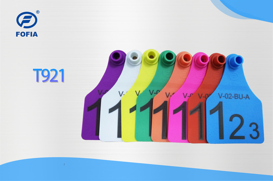 Animais Marca auditiva visual para o gado com material disponível a laser de alta qualidade tpu animal id